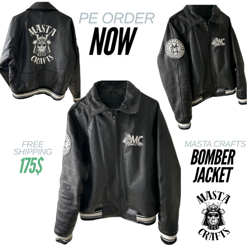 MC Leather varsity jacket